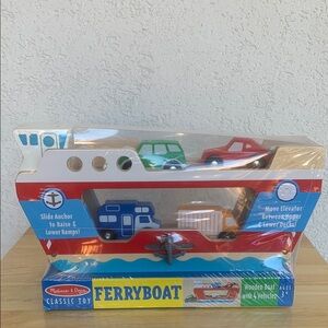 Melissa & Doug Red and Blue Ferryboat Toy Set